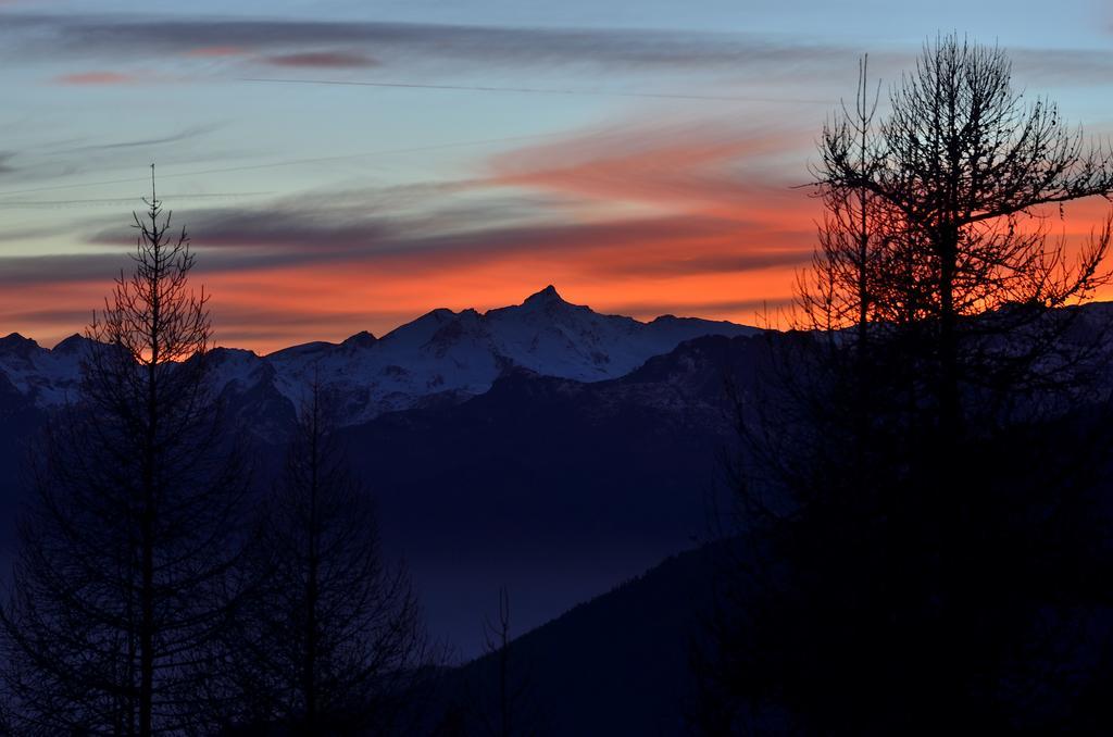 Le Coin Des Melezes - Nature & Trek - Camere In Baita Di Montagna Brusson Exteriér fotografie